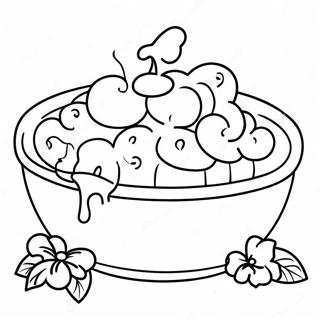 Mac And Cheese Coloring Page 56943-45044