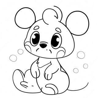 Adorable Cute Disney Characters Coloring Page 56973-45079