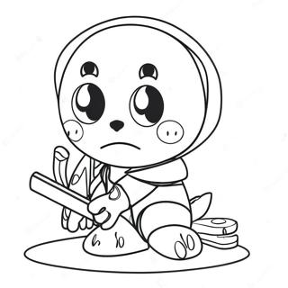 Error Sans Coloring Page 56983-45076