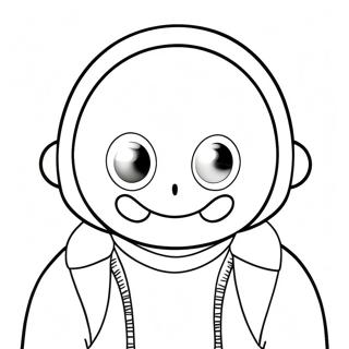 Error Sans With Glowing Eyes Coloring Page 56984-45083