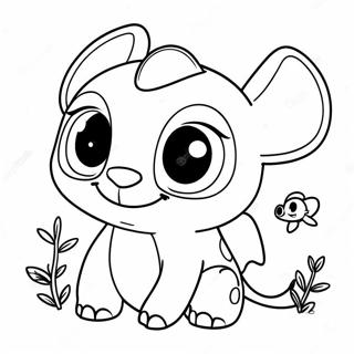 Page À Colorier Les Amis Mignons Stitch Et Toothless 57004-45111