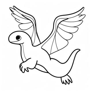 Majestätisches Lugia Fliegen Ausmalbild 57034-45118