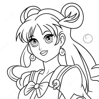 Sailor Pluto Coloring Pages