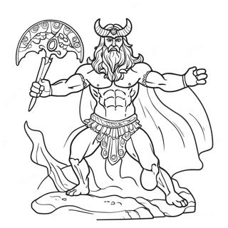 Advanced Mythology Coloring Page 57093-45189