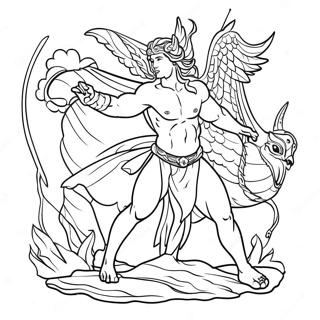 Advanced Mythology Coloring Page 57093-45191