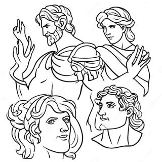 Epic Greek Gods Coloring Page 57094-45171