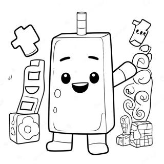 Numberblocks 100 Ausmalbild 57123-45200