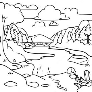 Sweden Landscape Coloring Page 57133-45202