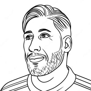 Sergio Ramos Ausmalbild 57143-45210