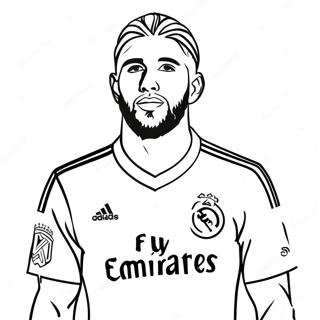 Sergio Ramos Ausmalbild 57143-45212