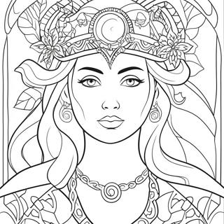 Wiccan Coloring Pages