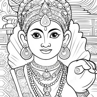 Hindu Coloring Pages