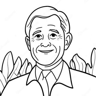 Bush Coloring Pages