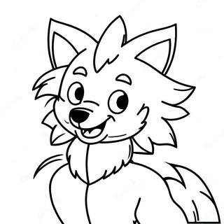 Wolf Sonic Coloring Page 57353-45386