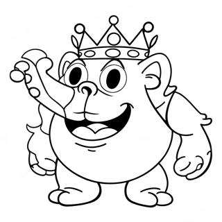 King Trollex Kleurplaat 57363-45373