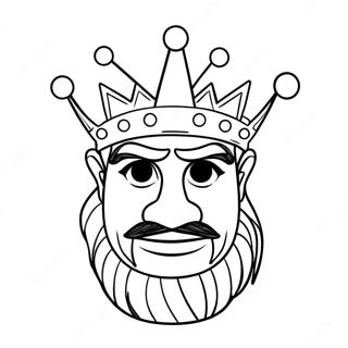 King Trollex Met Kleurrijke Haar Kleurplaat 57364-45391