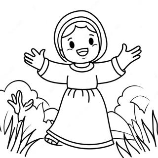 Miriam In Exciting Adventure Coloring Page 57424-45449