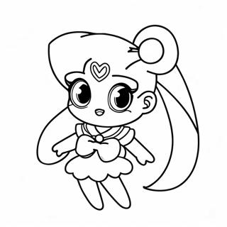 Pagina Da Colorare Di Chibi Sailor Moon 57443-45453