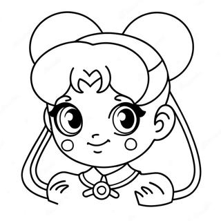 Chibi Sailor Moon Coloring Page 57443-45455