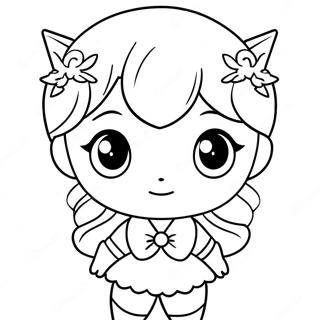 Cute Chibi Sailor Mercury Coloring Page 57444-45438