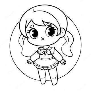 Cute Chibi Sailor Mercury Coloring Page 57444-45439