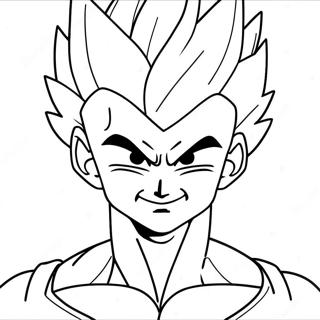 Gohan Super Saiyan 2 Action Pose Coloring Page 57473-45475