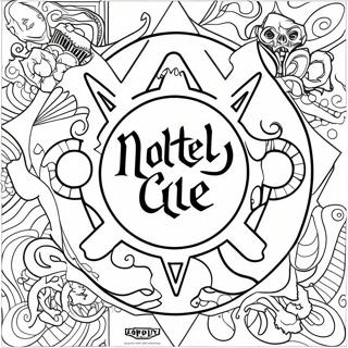 Motley Crue Logo Coloring Page 57483-45479