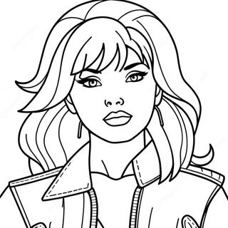 Jem And The Holograms Coloring Page 57504-45504