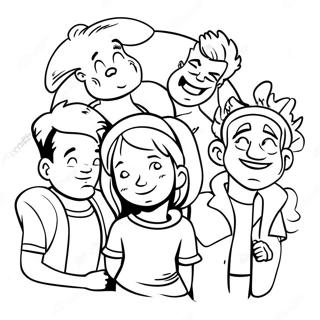 Shameless Characters Coloring Page 57514-45506