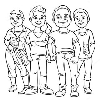 Shameless Characters Coloring Page 57514-45508