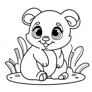 Cute Baby Mammals Coloring Page 57544-45529