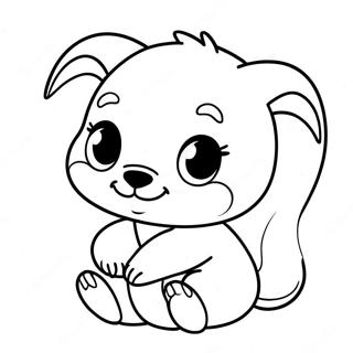 Cute Baby Mammals Coloring Page 57544-45531