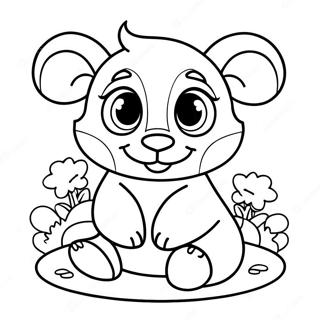 Cute Baby Mammals Coloring Page 57544-45532