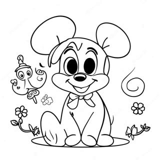 Whimsical Disney Character Quote Coloring Page 57554-45538