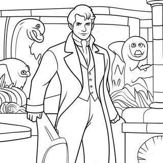 Fantastic Beasts Coloring Pages