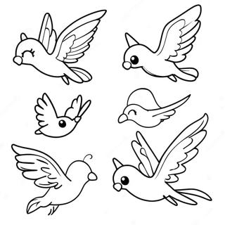 Magical Creatures In Flight Coloring Page 57574-45554