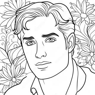 Edward Cullen Coloring Pages