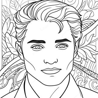 Edward Cullen Coloring Page 57583-45582