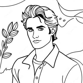 Edward Cullen Coloring Pages