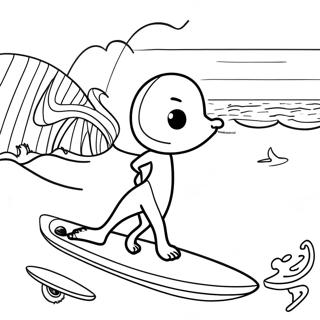 Surf S Up Coloring Page 57593-45567