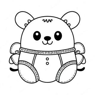 Funny Animal Underwear Coloring Page 57634-45608