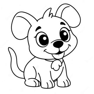 Disney Dog Coloring Page 57643-45604