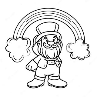 Rainbow St. Patrick's Day Coloring Pages