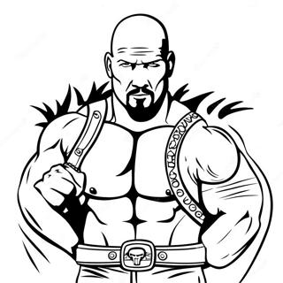 Stone Cold Steve Austin Coloring Pages