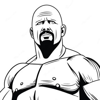 Stone Cold Steve Austin Coloring Page 57663-45623