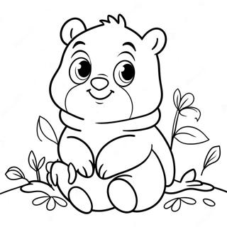 Niedliche Eule Winnie Puuh Ausmalbild 57674-45637