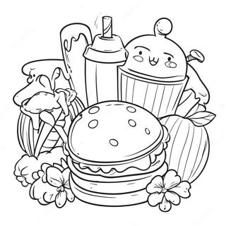 Fair Food Coloring Page 57713-45672