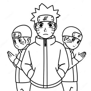 Naruto Entre Nosotros Compañero Página Para Colorear 57754-45698