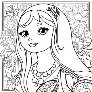 Aria Coloring Pages