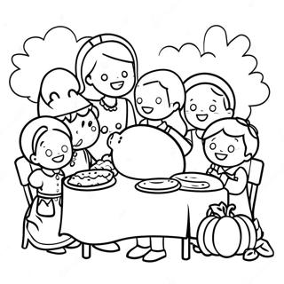 Religious Children's Church Thanksgiving Coloring Pages